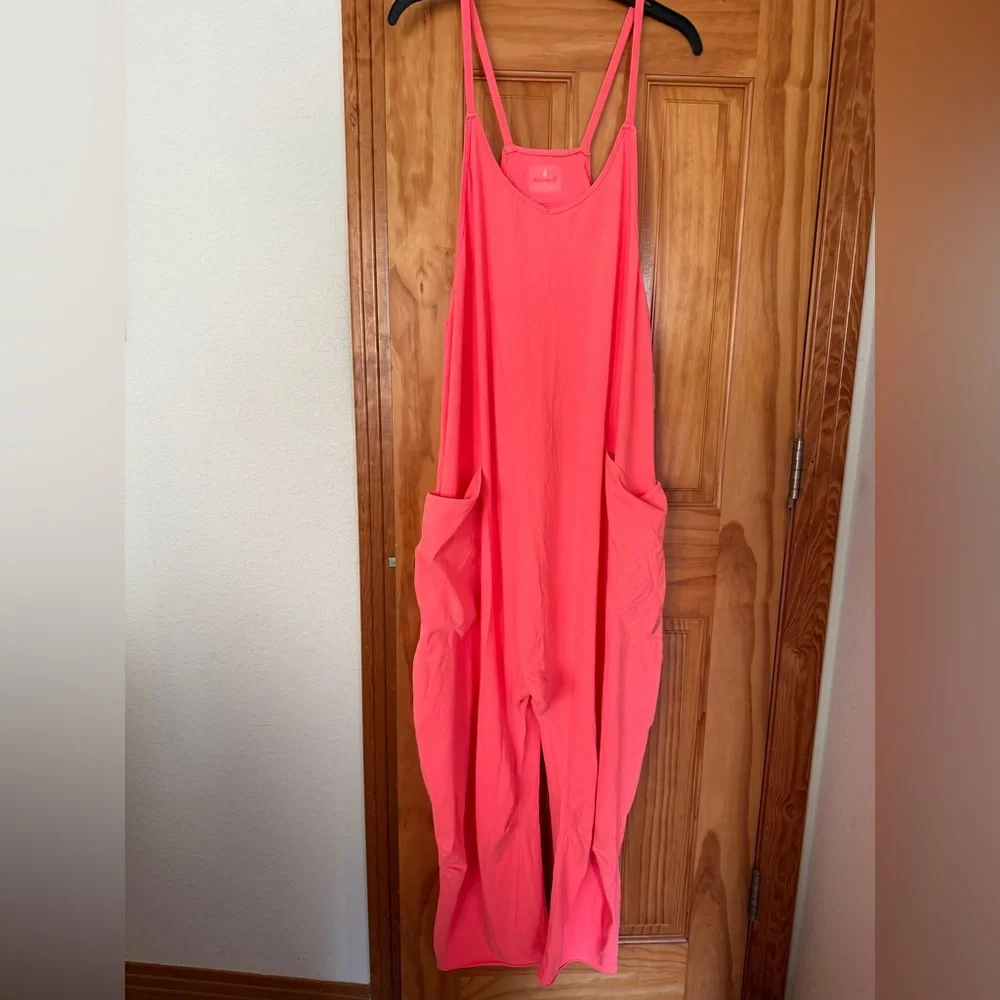 NWT Free People Hotshot Onesie Hot Watermelon Size XL - Picture 2 of 7